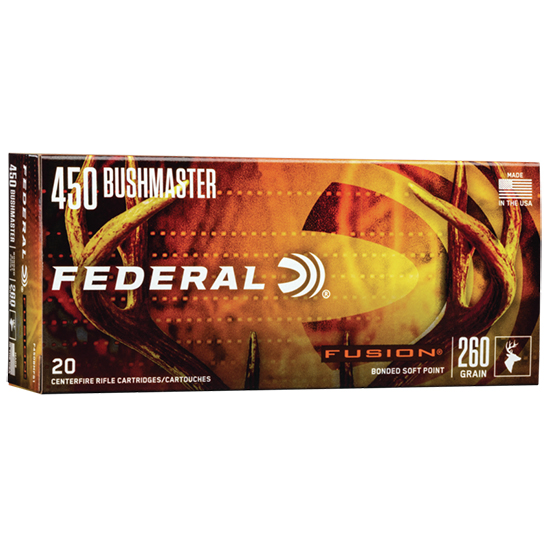 FED FUSION 450BUSH 260GR 20/10 - Ammunition